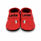 Chaussons en cuir Licorne