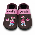 Chaussons en cuir Pirate