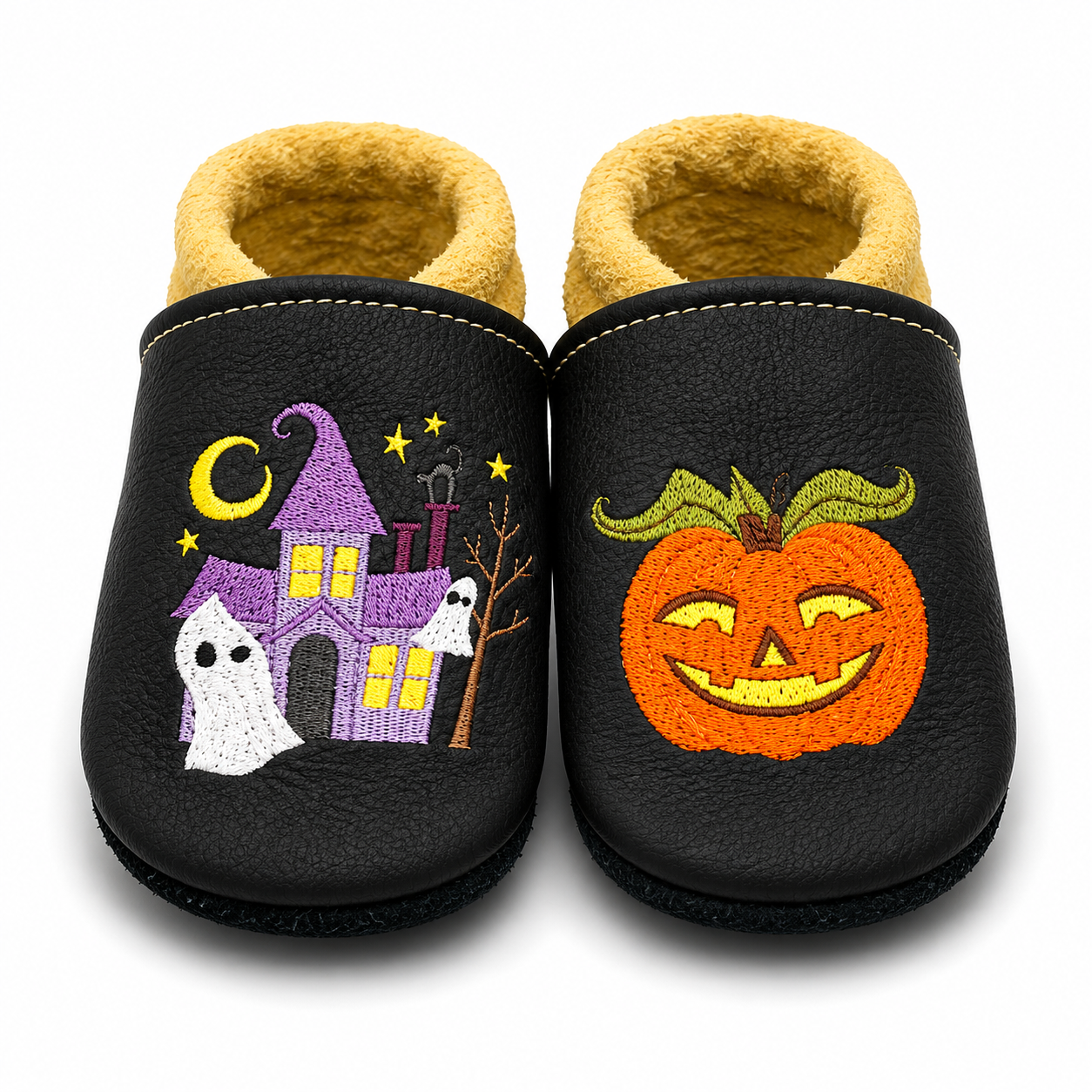 Halloween Leather Slippers