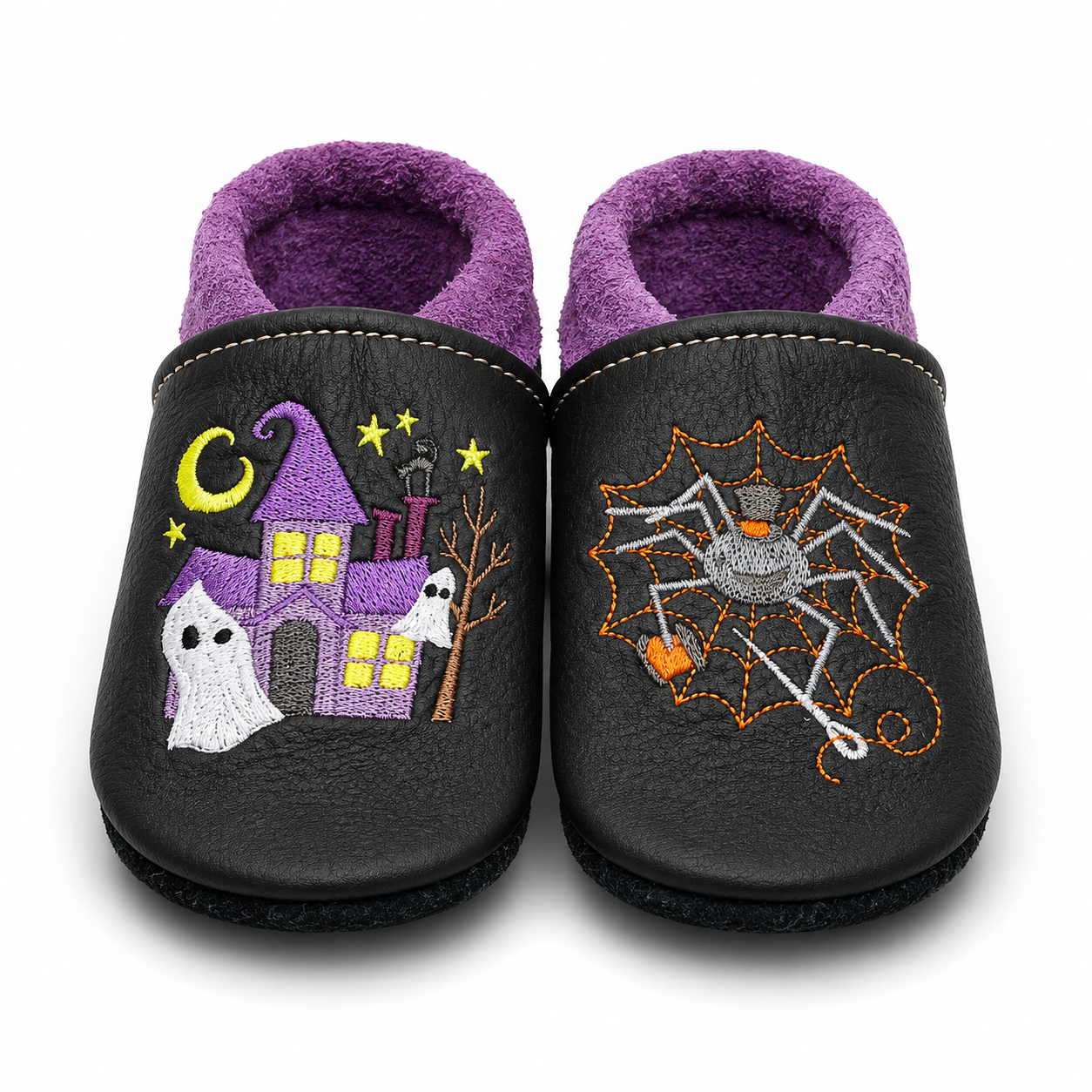 Halloween Leather Slippers