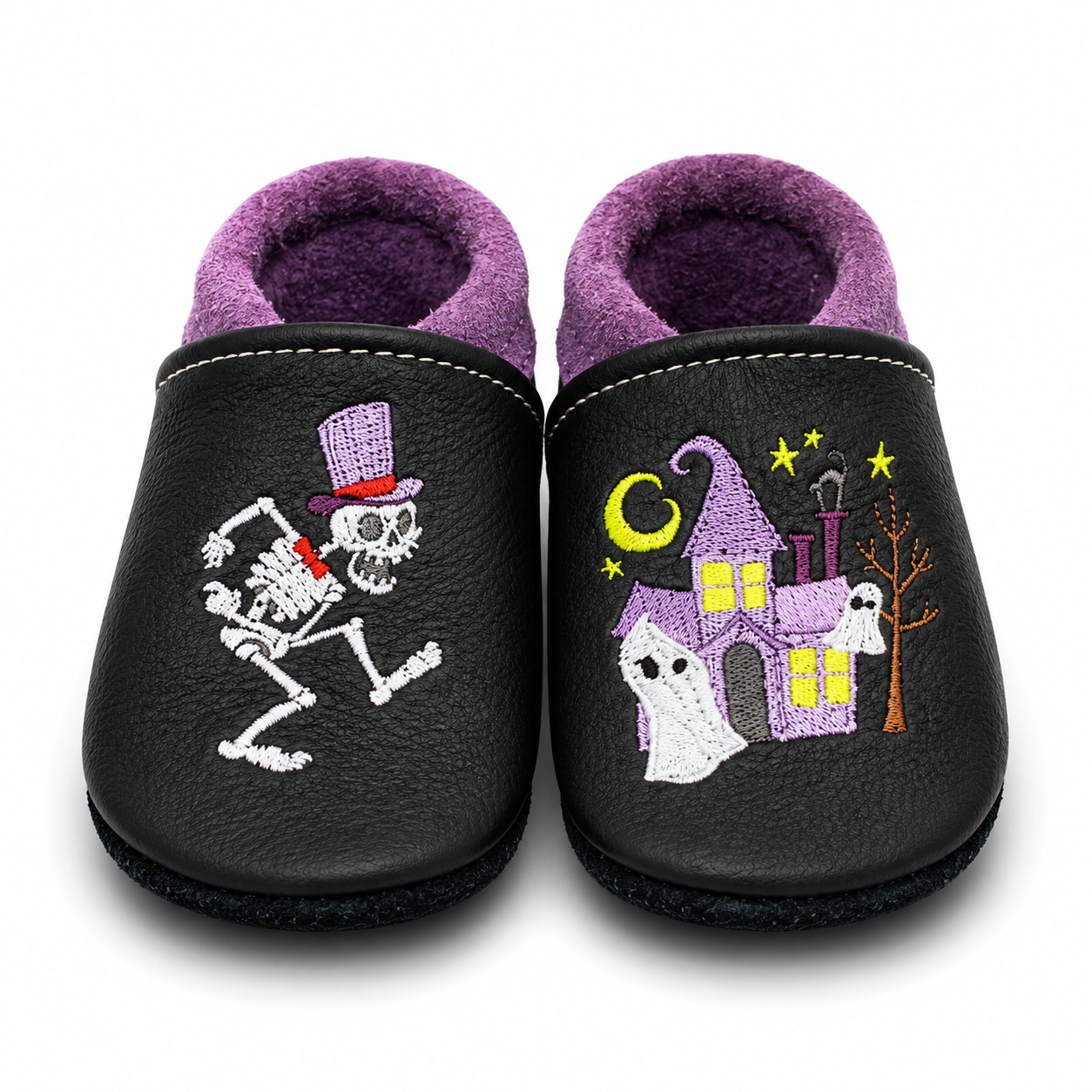 Halloween Leather Slippers