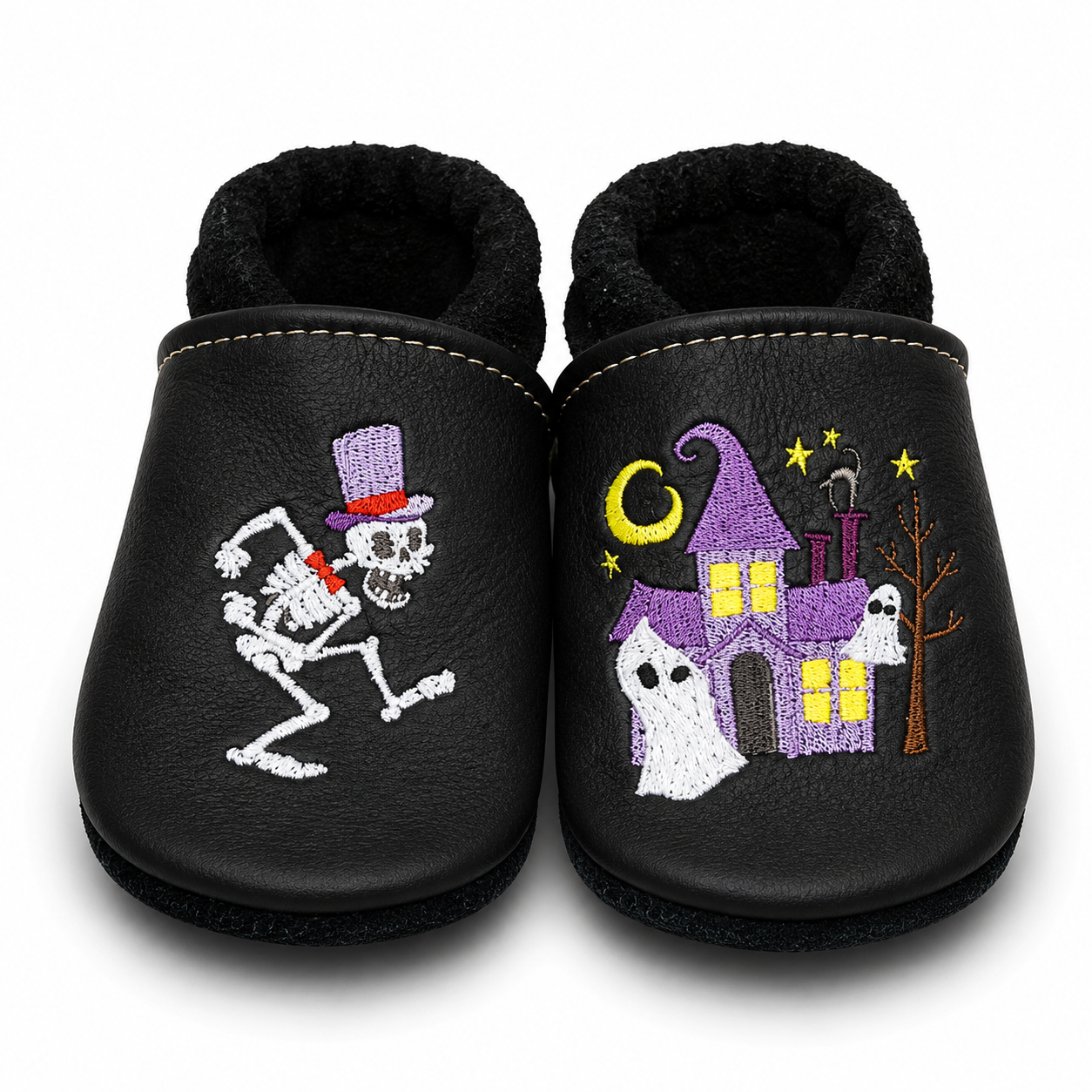 Halloween Leather Slippers