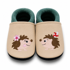 Chaussons en cuir Licorne