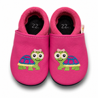 Chaussons en cuir Licorne