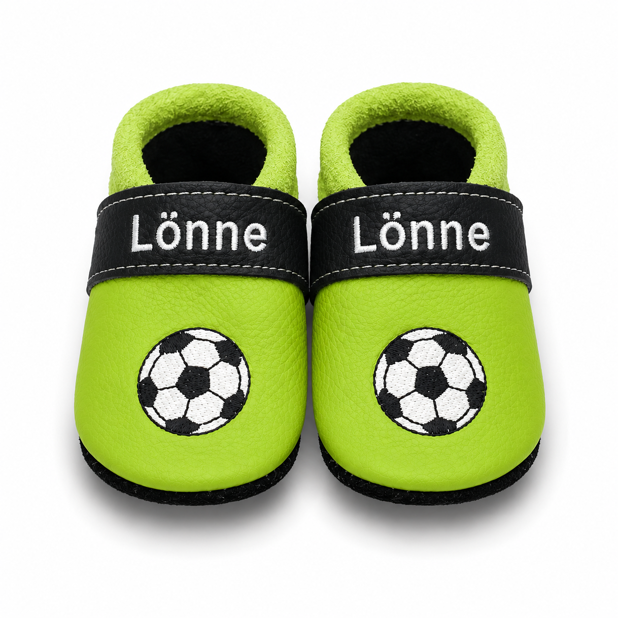 Leather booties soccer