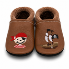 Chaussons en cuir Pirate