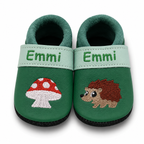 Chaussons en cuir Licorne