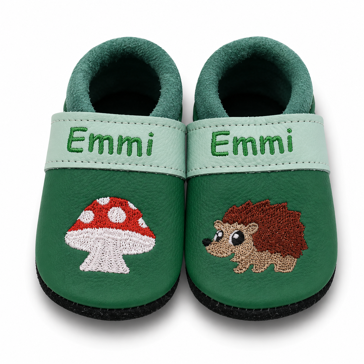 Chaussons en cuir Licorne