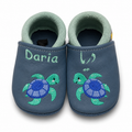 Chaussons en cuir Licorne