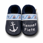 Lederpuschen Kleine Seefahrer