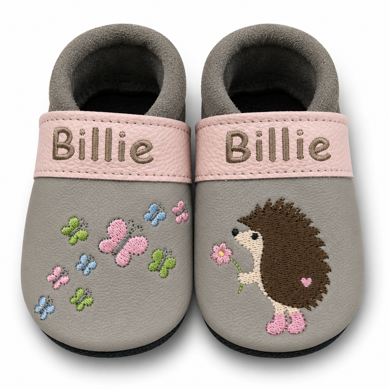 Chaussons en cuir Licorne