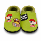 Chaussons en cuir Pirate