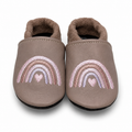 Lederpuschen boho Regenbogen