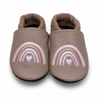 Lederpuschen boho Regenbogen