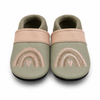 Lederpuschen boho Regenbogen