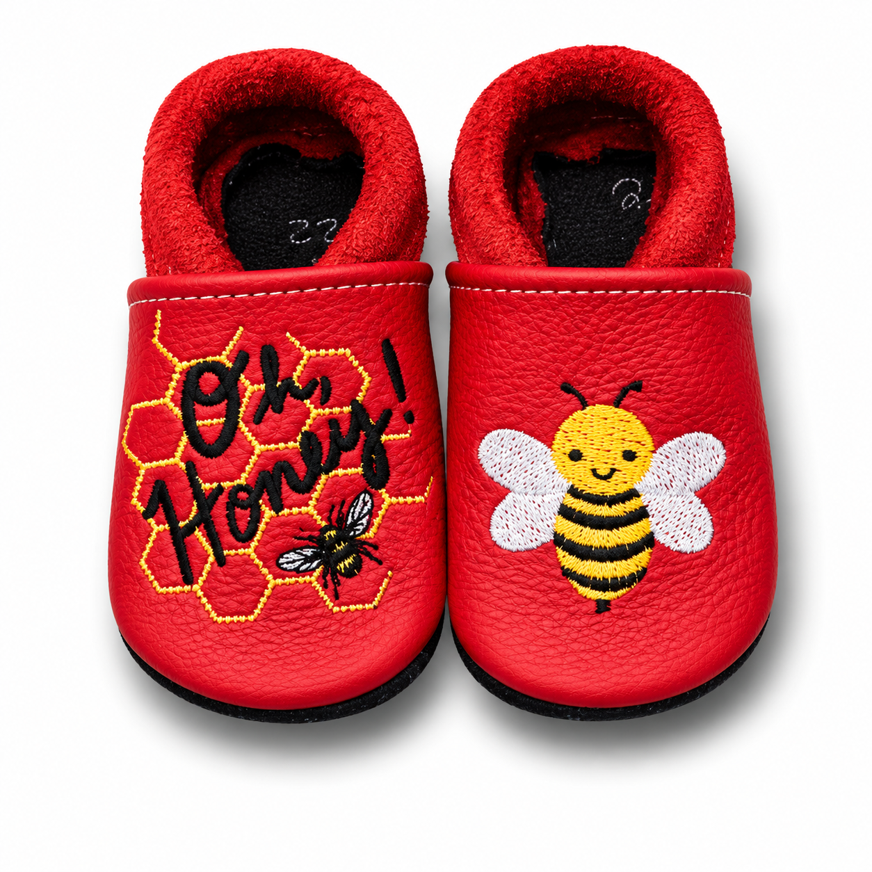 Chaussons en cuir Licorne