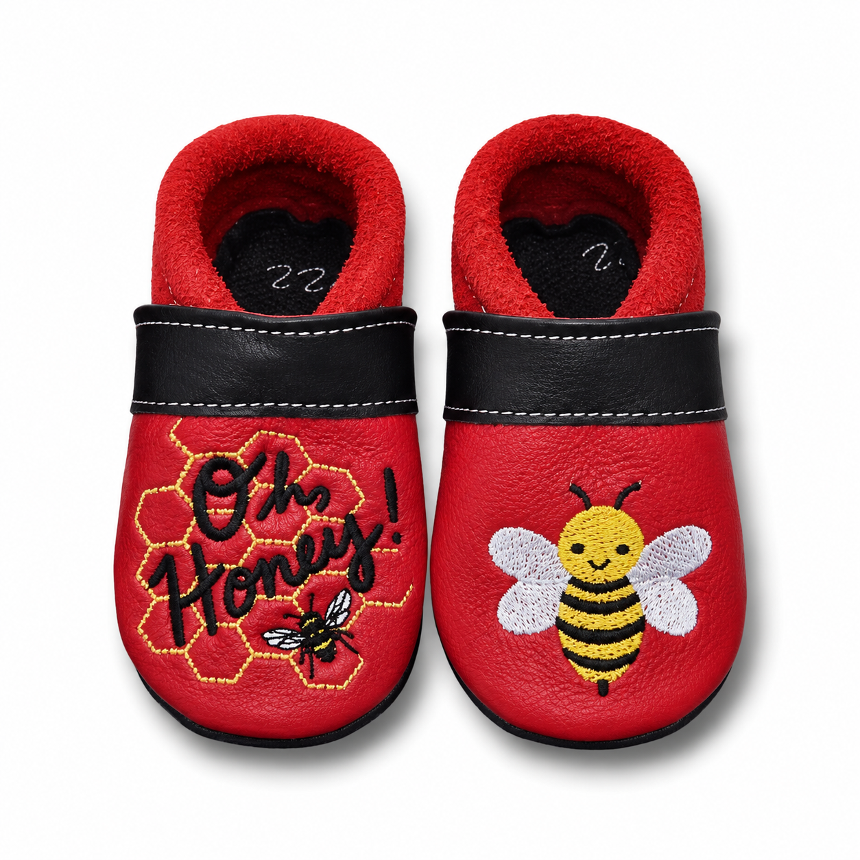 Chaussons en cuir Licorne