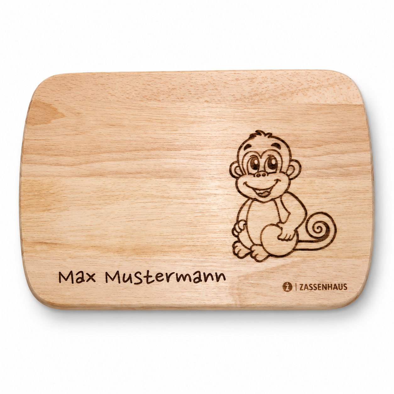 Personalisiertes Holzbrett mit Gravur