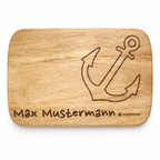 Personalisiertes Holzbrett mit Gravur