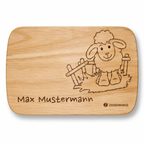 Personalisiertes Holzbrett mit Gravur