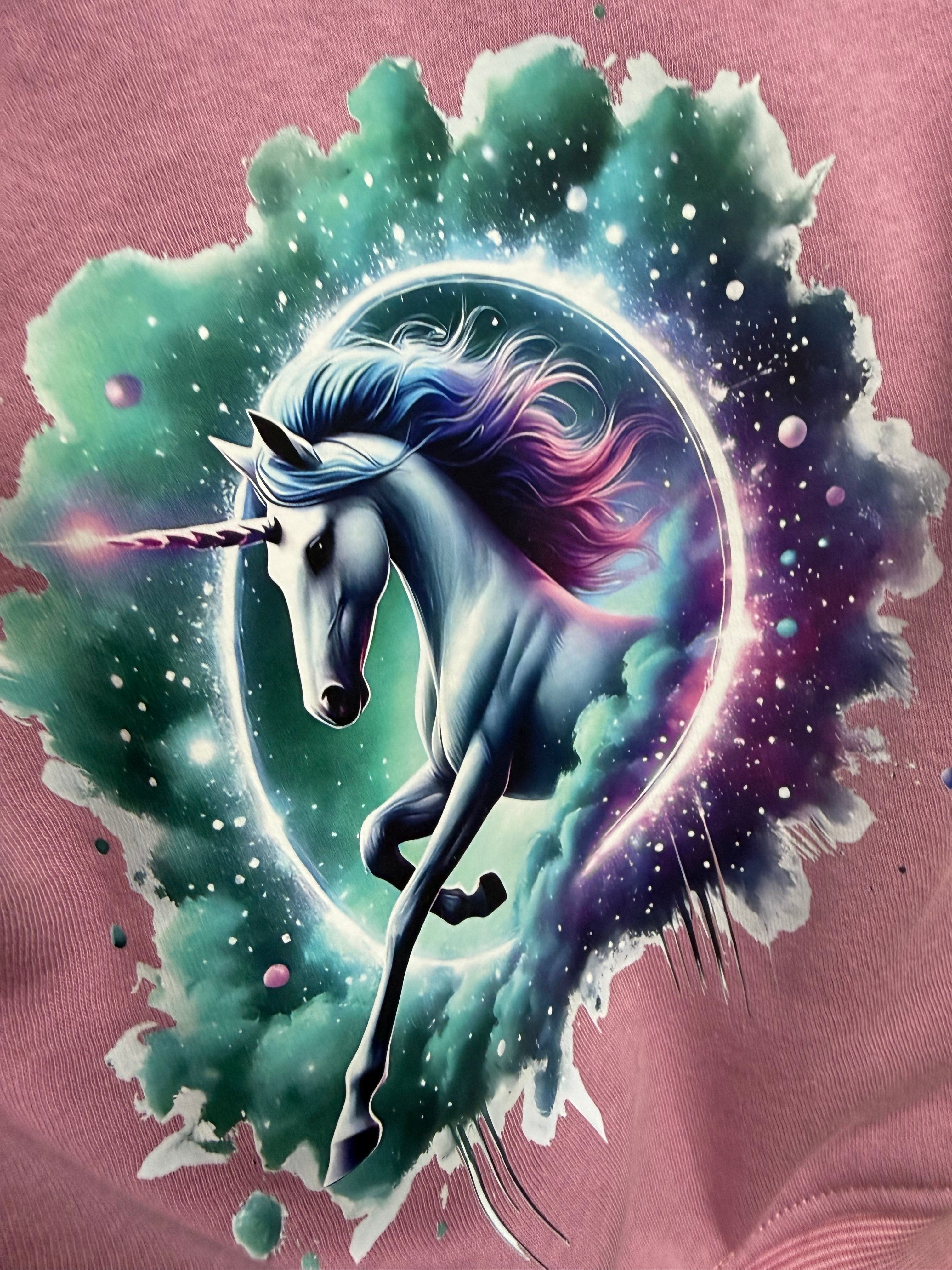 Kinder Pullover Einhorn – Gr. 116