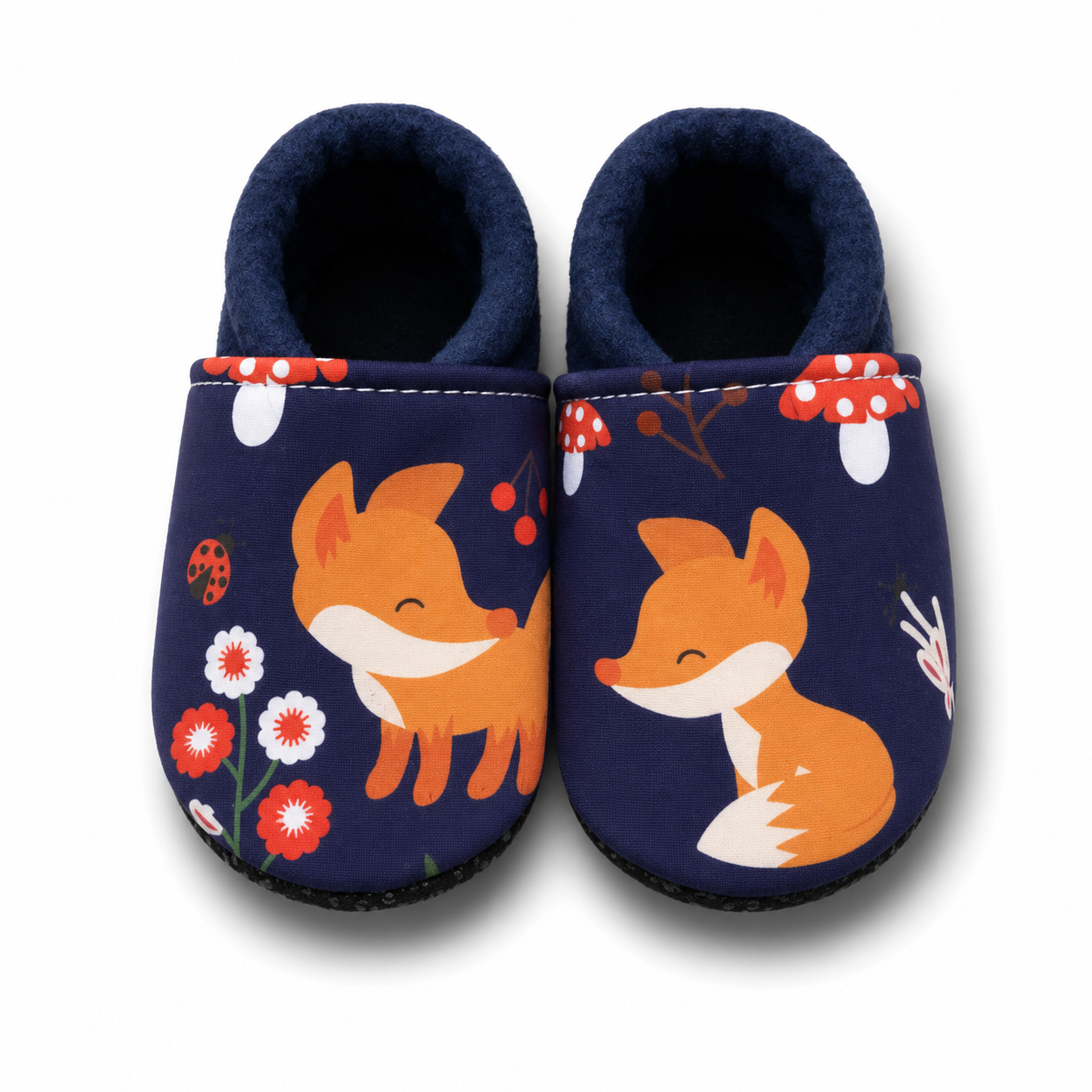 Vegane Softshell-Puschen Fuchs