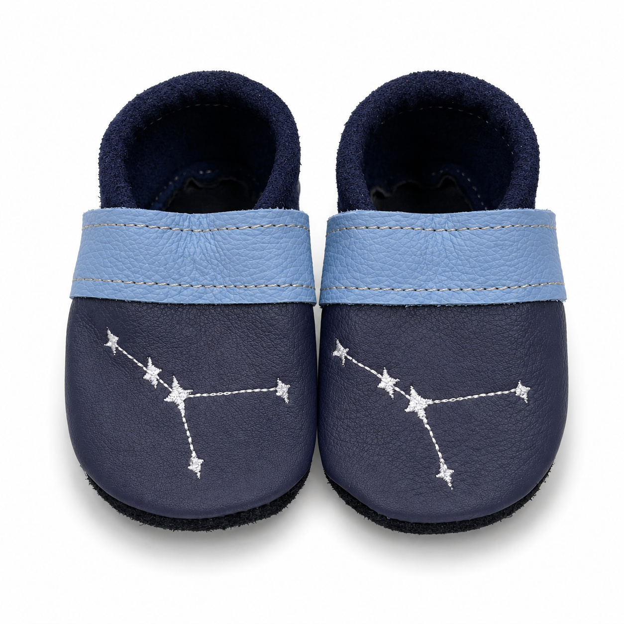 Chaussons en cuir Licorne