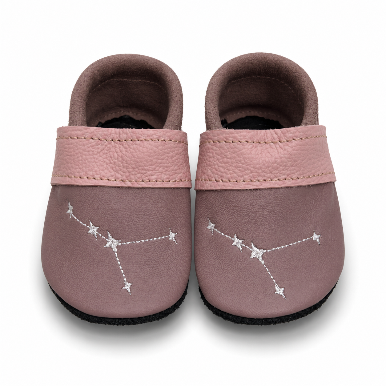 Chaussons en cuir Licorne