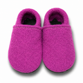 Wollwalk-Puschen Fuchsia