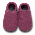 Wollwalk-Puschen Magenta